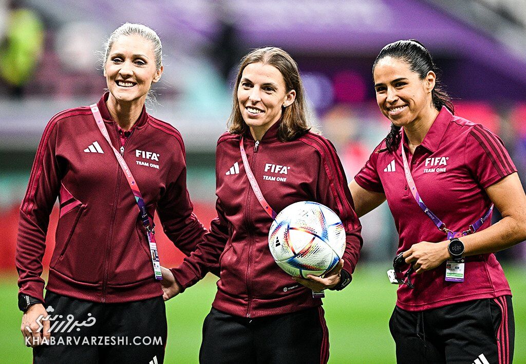 عکس| قضاوت تاریخی زنان در جام جهانی ۲۰۲۲/ برای اولین بار در تاریخ این اتفاق رخ داد! عکس| قضاوت تاریخی زنان در جام جهانی ۲۰۲۲/ برای اولین بار در تاریخ این اتفاق رخ داد!
