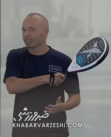 تصاویر جالب از رقابت سوپراستارهای فوتبال در قطر/ بزرگان دست به راکت شدند