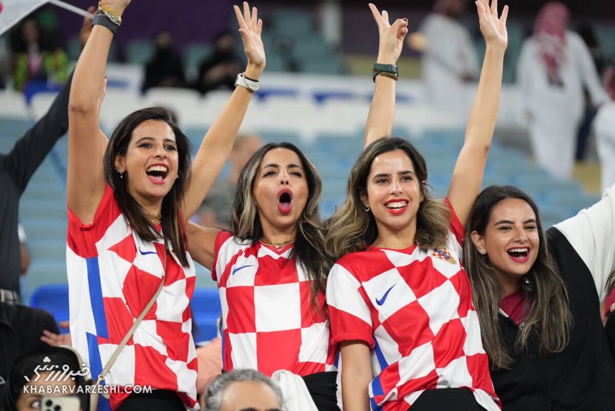 تصاویر| فریم به فریم با هواداران کرواسی در جام جهانی/ از زن هنجارشکن تا لباس ست یک زوج میانسال