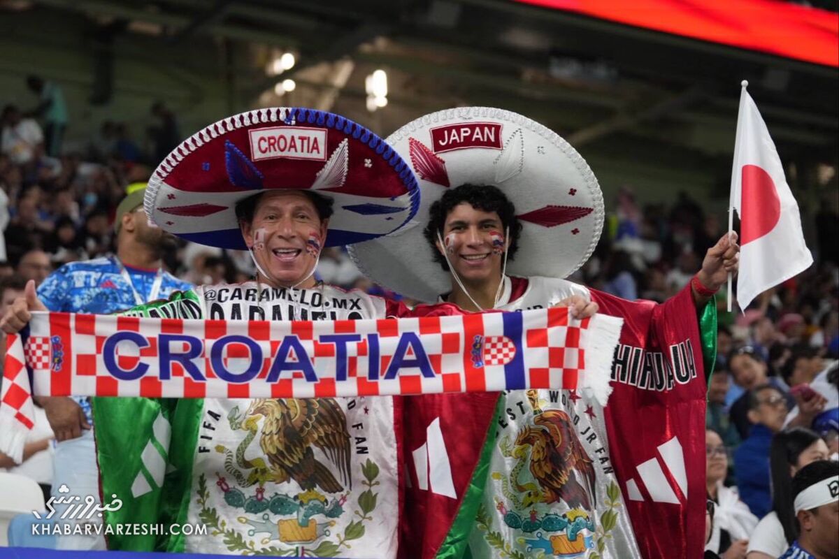 تصاویر| فریم به فریم با هواداران کرواسی در جام جهانی/ از زن هنجارشکن تا لباس ست یک زوج میانسال