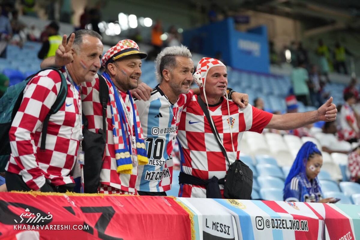 تصاویر| فریم به فریم با هواداران کرواسی در جام جهانی/ از زن هنجارشکن تا لباس ست یک زوج میانسال