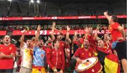 ویدیو| تشویق پرشور هواداران اسپانیا و مراکش پیش از آغاز بازی