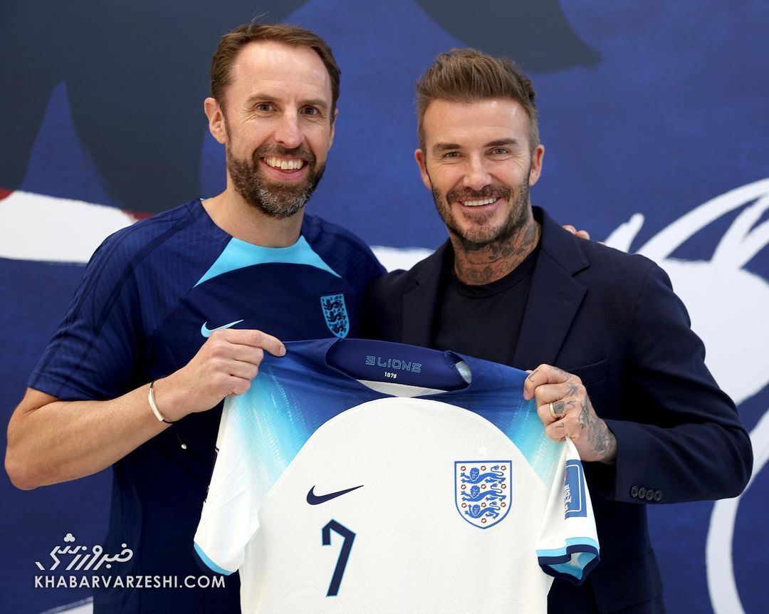 عکس| شماره ۷ انگلیس به دیوید بکام رسید