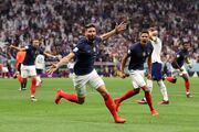 انگلیس ۱ – فرانسه ۲/ قهرمان به تکرار قهرمانی نزدیک‌تر شد/ خداحافظ انگلیس؛ جام باز هم به خانه نمی‌رود!