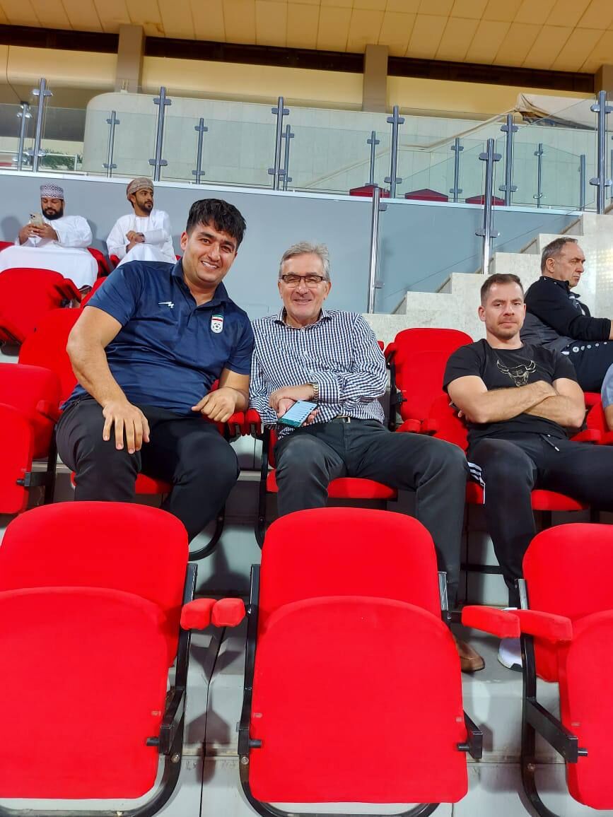 عکس| برانکو تماشاگر بازی تیم ملی ایران