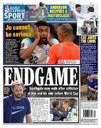روزنامه اکسپرس| پایان بازی