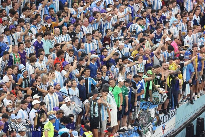 هواداران آرژانتین؛ آرژانتین - کرواسی