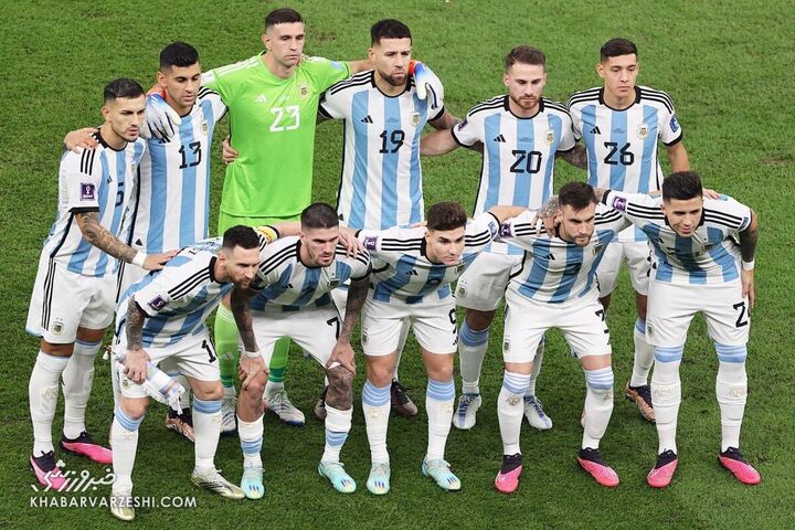 عکس تیمی آرژانتین؛ آرژانتین - کرواسی