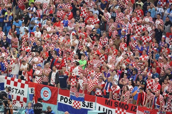 هواداران کرواسی؛ آرژانتین - کرواسی