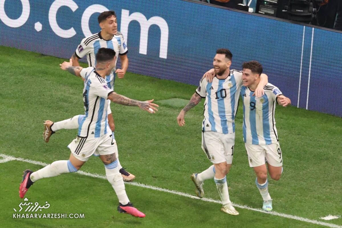 آرژانتین ۳ – کرواسی ۰؛ آفتاب به سرزمین لئو تابید/ شانس آخر مسی برای قهرمانی