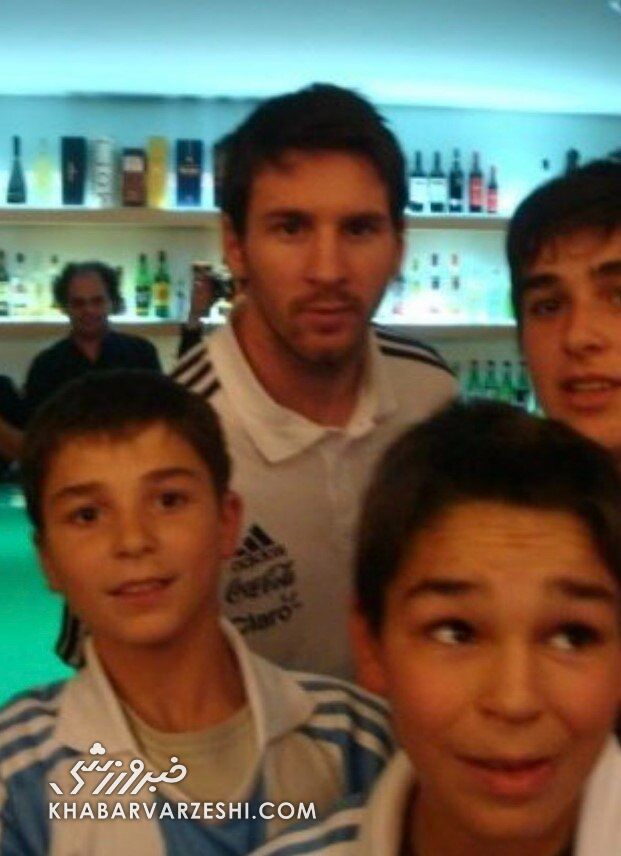 عکس جالبی که از لیونل مسی و شریکش وایرال شد/ این پسربچه کنار مسی..