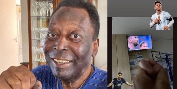 عکس | بازیکن مورد علاقه «پله» لو رفت!/ تصویری که دختر اسطوره برزیلی از پدرش در بیمارستان شکار کرد