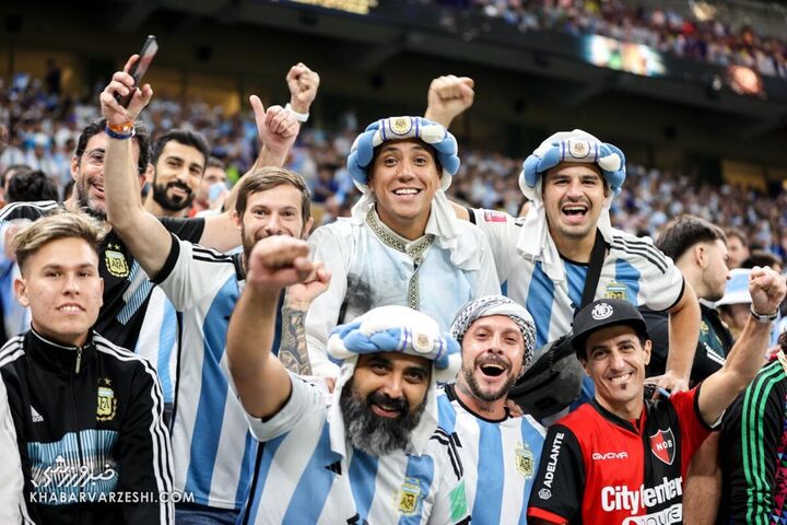 هواداران آرژانتین؛ آرژانتین - فرانسه (فینال جام‌جهانی 2022)