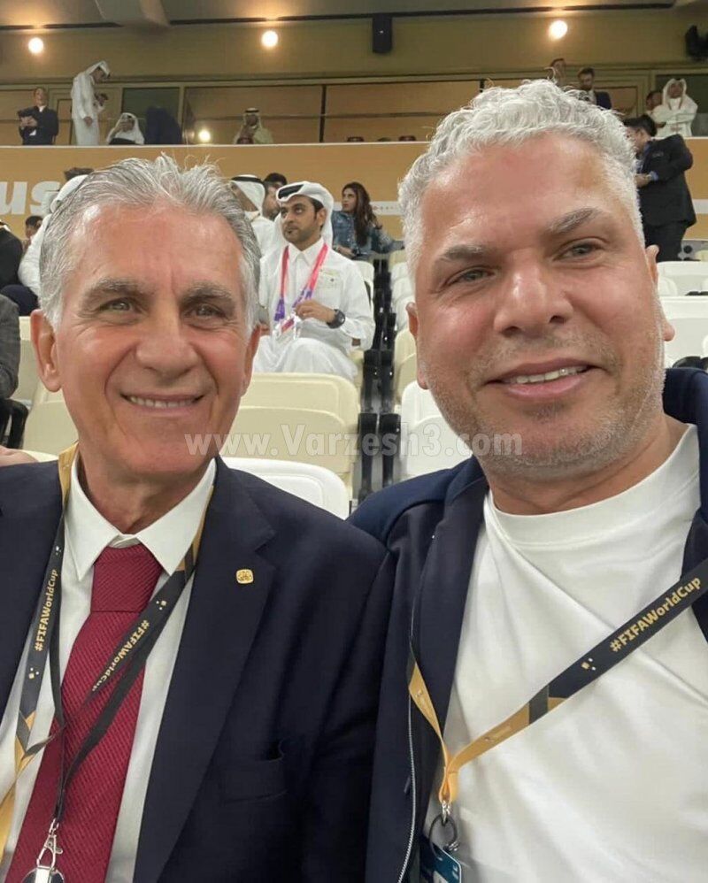 عکس| کیروش تماشاگر فینال جام جهانی/ سرمربی تیم ملی ایران به قطر برگشت