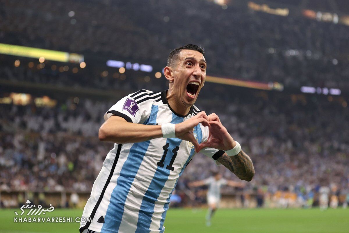 ویدیو | گل دوم آرژانتین به فرانسه؛ فرار و پاس عالی مک‌آلیستر با قدرشناسی دی‌ماریا تکمیل شد