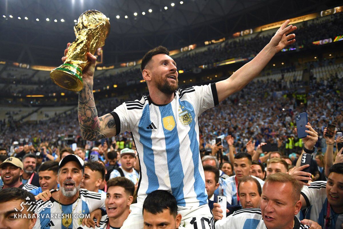 قهرمانی لیونل مسی با آرژانتین