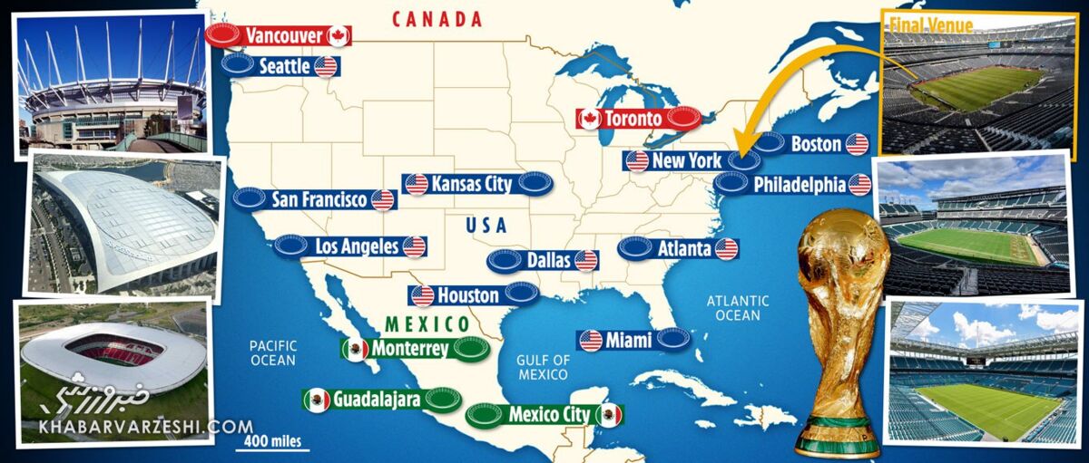 جامجهانی 2026 کانادا مکزیک آمریکا