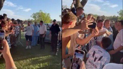 عکس| بازگشت مسی به زادگاهش؛ به خانه خوش آمدی قهرمان!