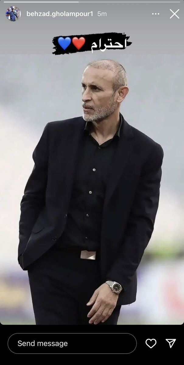 تصاویر| پست معنادار مجیدی در حمایت از یحیی و پاسخ تند به مجری توهین کننده/ ۴استقلالی پشت سرمربی رقیب ایستادند!