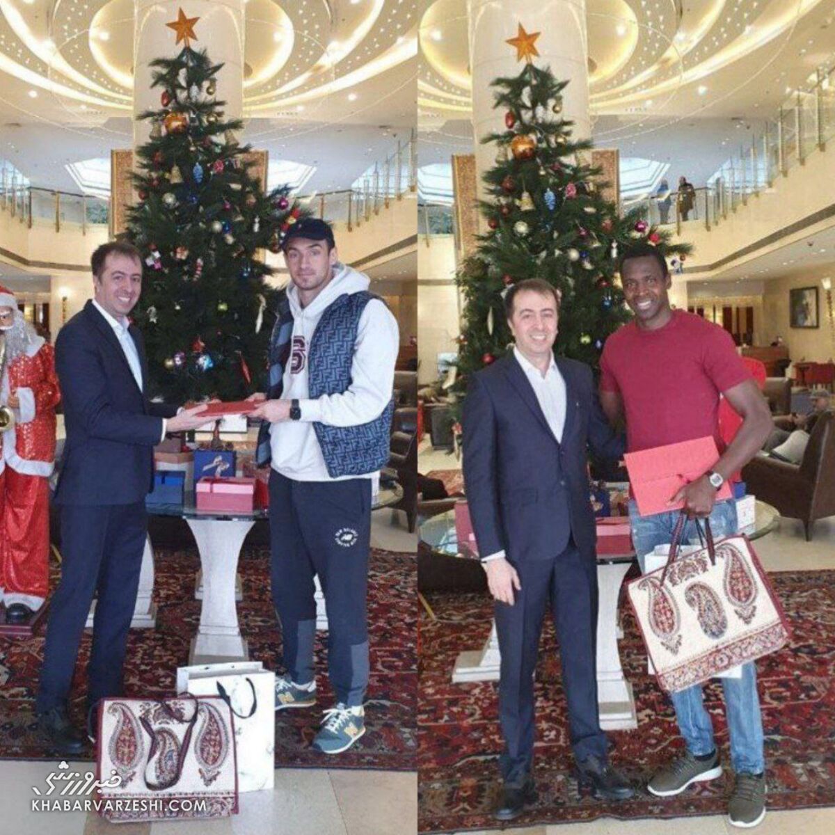عکس| هدیه کریسمس پرسپولیس به دو ستاره/ گلزن دربی سورپرایز شد
