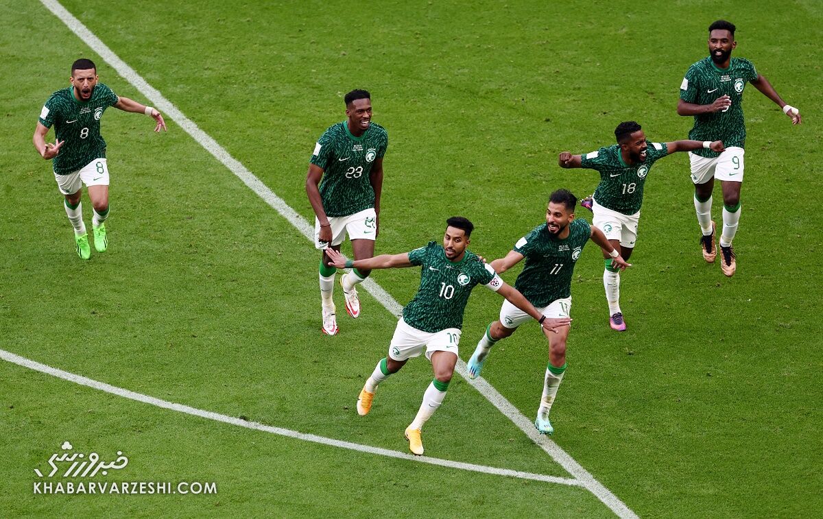 پیروزی عربستان مقابل آرژانتین در جام‌جهانی 2022