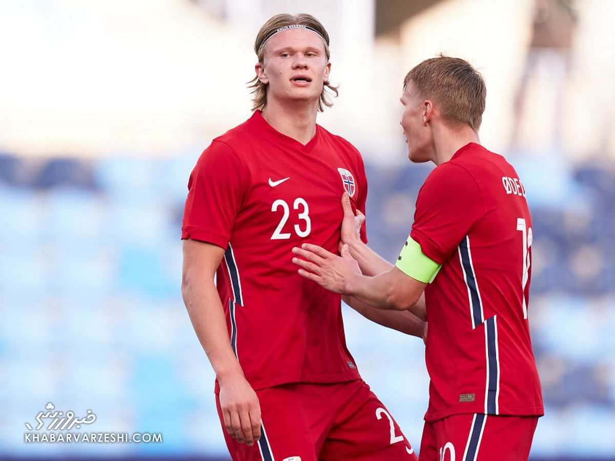 ارلینگ هالند و مارتین اودگارد