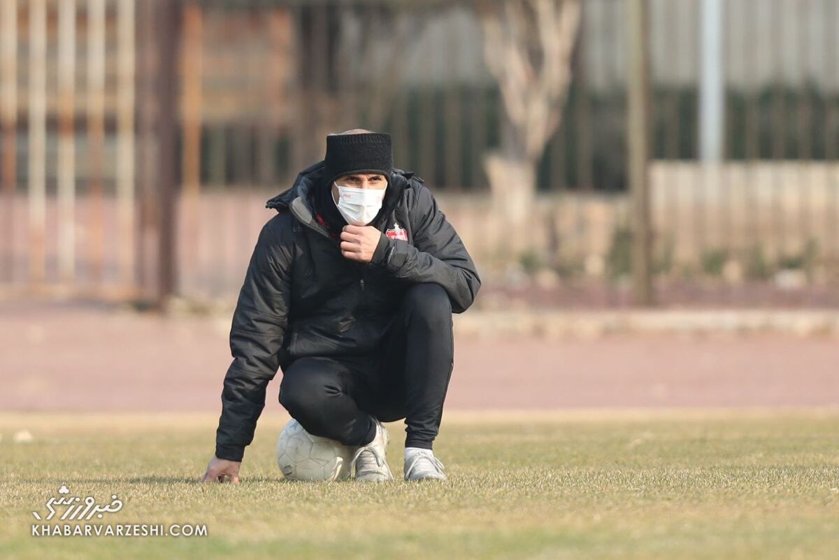 عکس  | خنده یحیی گل محمدی پشت ماسک پنهان شد