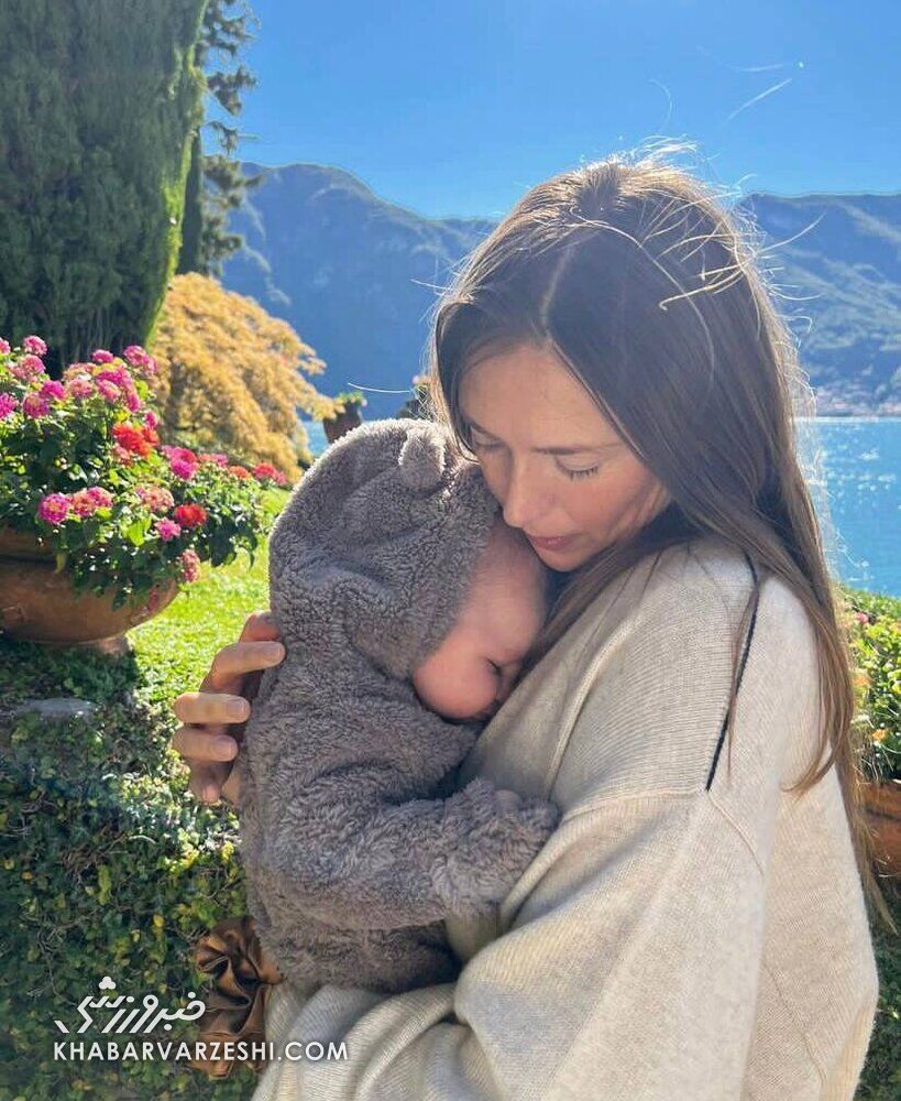 عکس| تصویری از زن پرطرفدار دنیای ورزش به همراه فرزندش