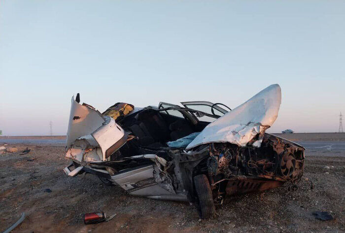 نجات معجزه‌آسای داور بین‌المللی ایران از مرگ/ تصویر خودرو پس از تصادف وحشتناک را ببینید