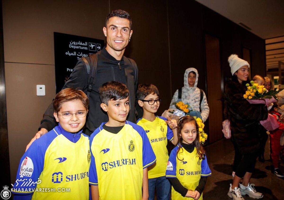 ورود کریستیانو رونالدو به ریاض