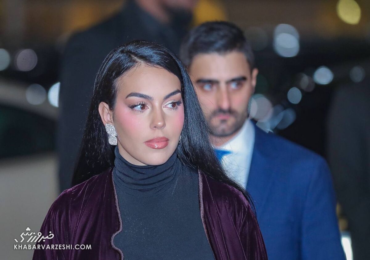 جورجینا رودریگس در مراسم معارفه کریستیانو رونالدو به عنوان بازیکن النصر عربستان