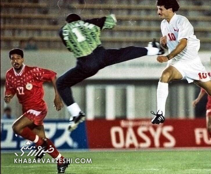 ضربه به شکم علی دایی