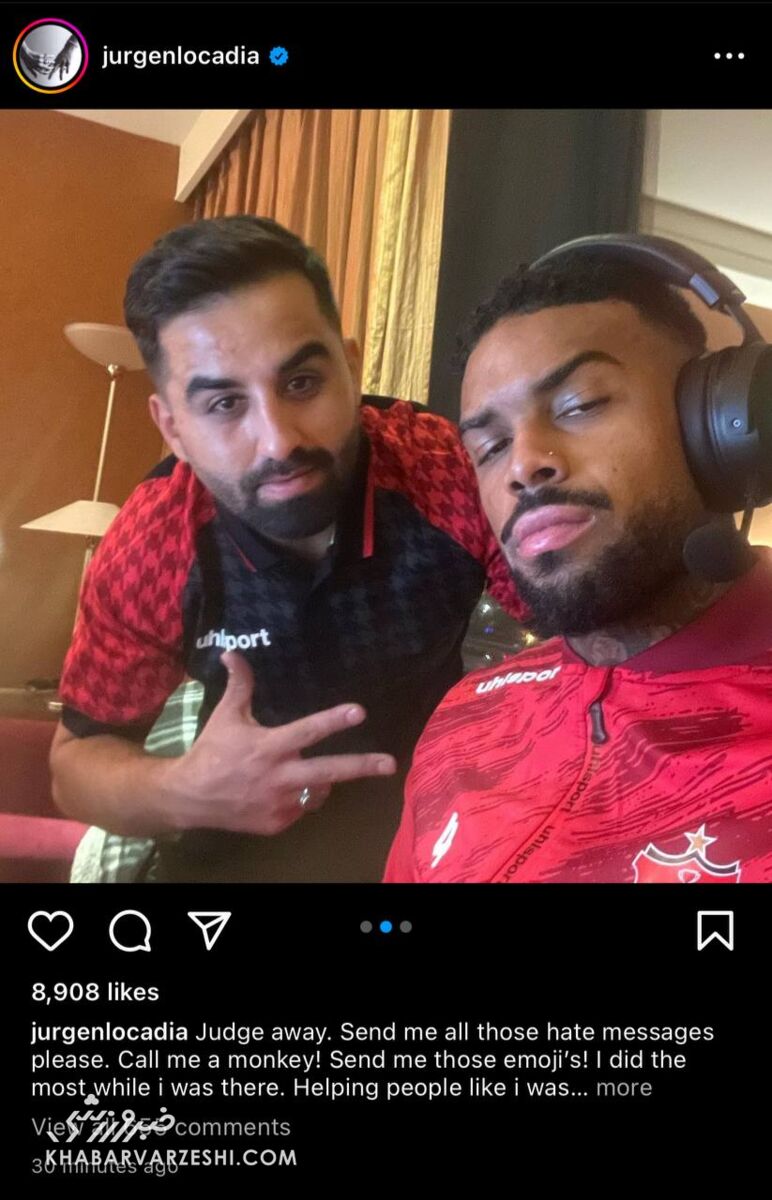 عکس| لوکادیا به سیم آخر زد/ مهاجم سابق پرسپولیس دلیل رفتنش از ایران را فاش کرد