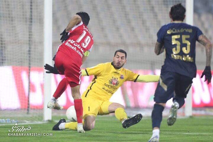 علیرضا حقیقی و وحید امیری؛ پرسپولیس - نساجی