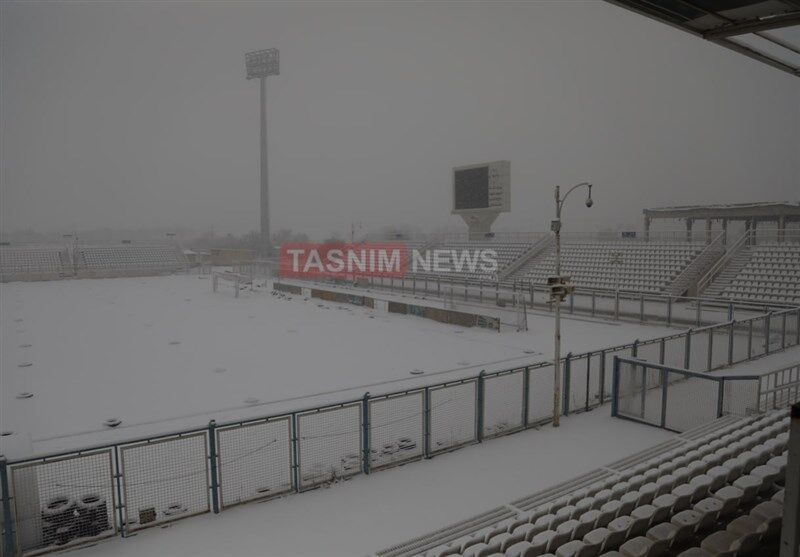 عکس| وضعیت عجیب استادیوم شهید سلیمانی تبریز/ دیدار تراکتور - استقلال لغو می‌شود؟