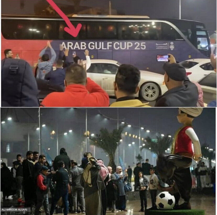 عکس| اقدام بی شرمانه تیم ملی عربستان علیه ایران/ اتوبوس جنجالی در جام ملت های عرب