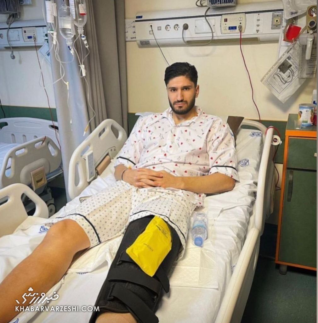 عکس| مدافع استقلالی زیر تیغ جراحی/ فصل برای ستاره جوان تمام شد