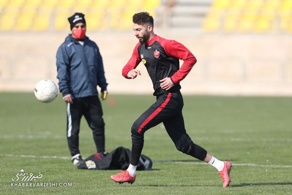 عکس| انگیزه بالای مهاجم پرسپولیس/ پاسخ انتقادات داده میشود؟