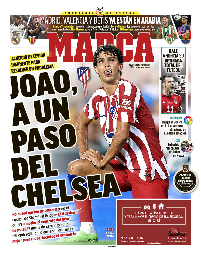 روزنامه مارکا| ژوآئو در یک قدمی چلسی روزنامه مارکا| ژوآئو در یک قدمی چلسی