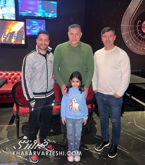 عکس| جدیدترین تصویر علی دایی در کنار ۲ پرسپولیسی محبوب