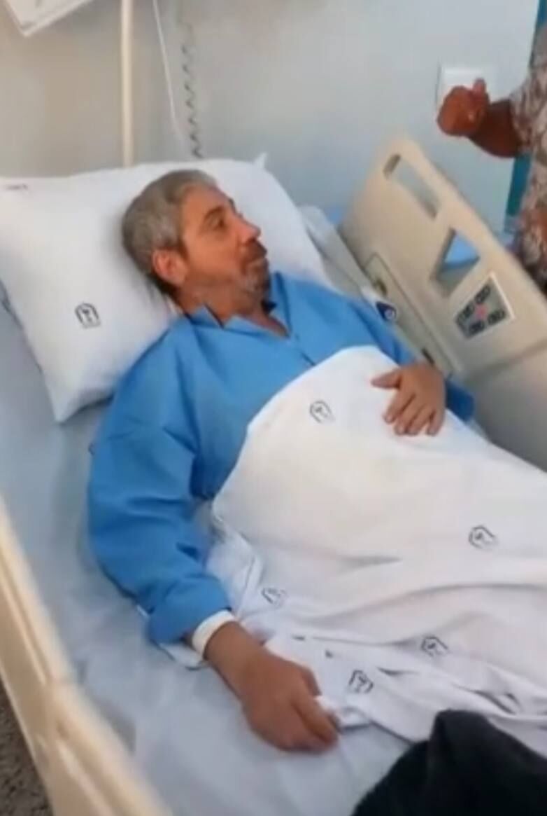 عکس| بهترین مدافع چپ ایران در بیمارستان بستری شد