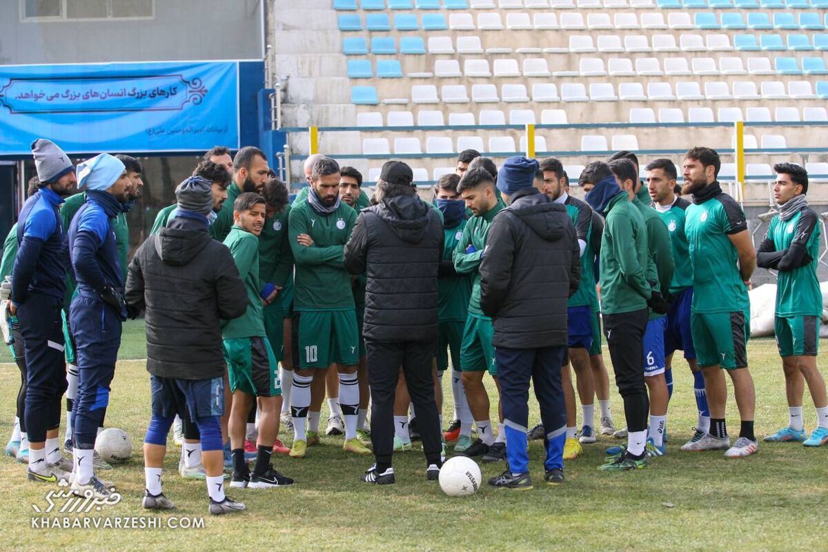 تمرین استقلال - قایدی - ساپینتو