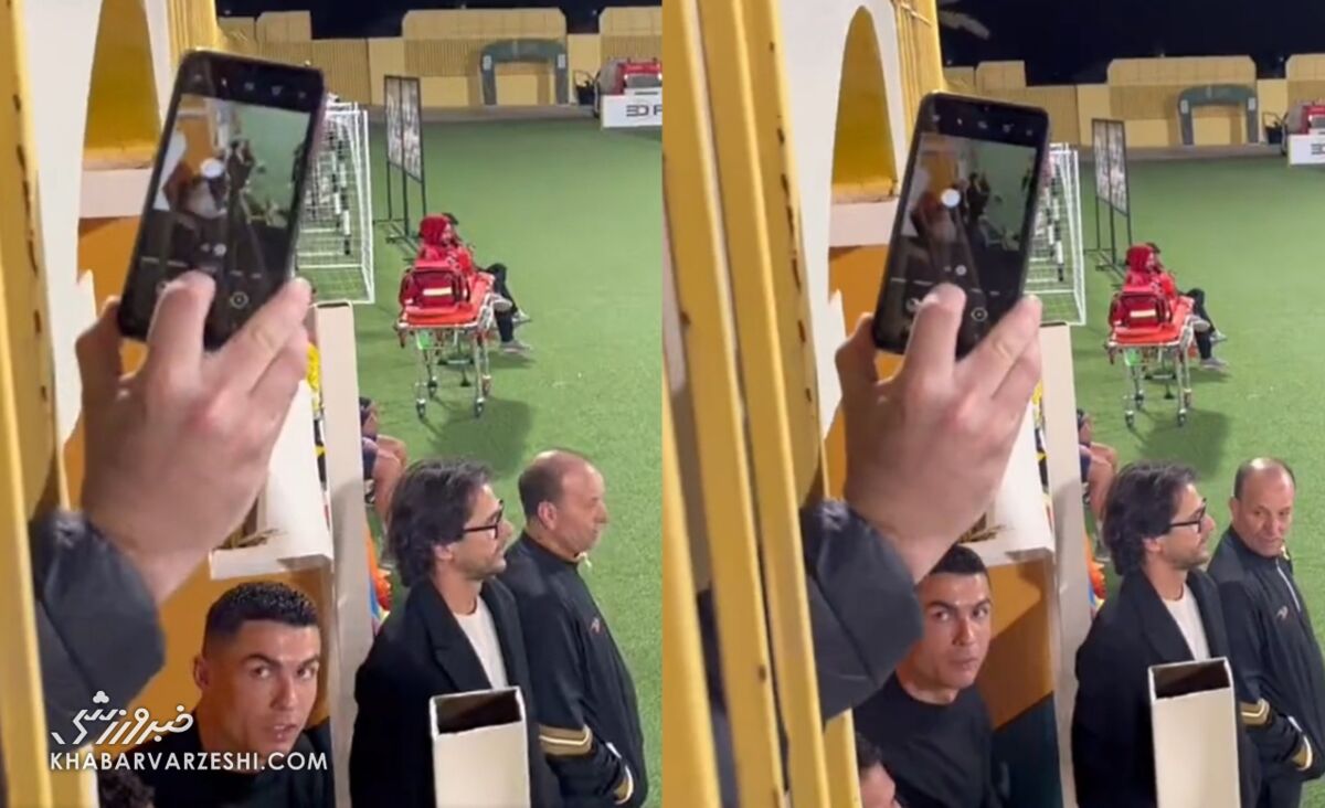 کریستیانو رونالدو در تمرین رئالمادرید