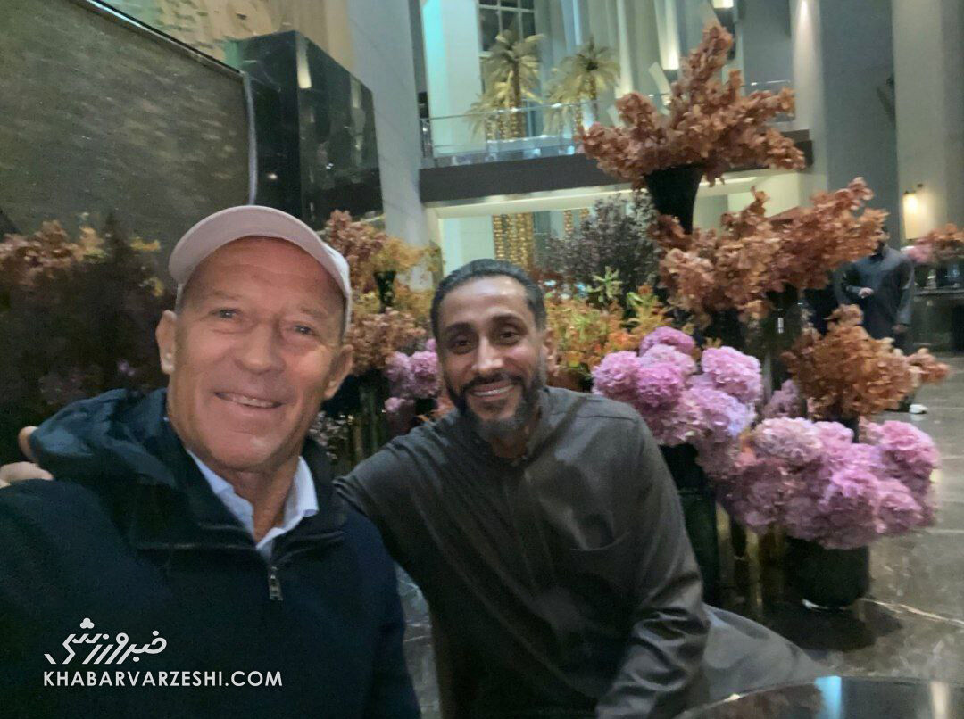 عکس| سرمربی سابق پرسپولیس مهمان رقیب قدیمی علی دایی