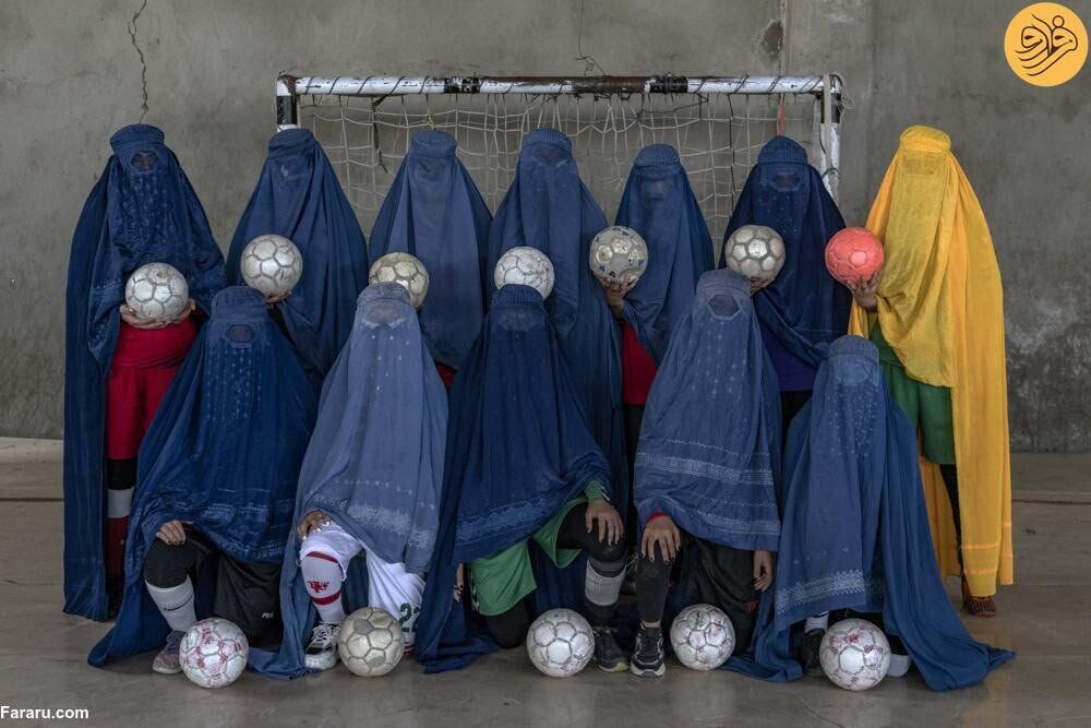 تصاویر | دختران ورزشکار افغان پشت برقع/ ترسی که باعث پوشیدن چهره ها شد