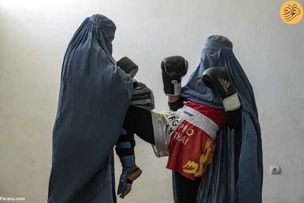 تصاویر | دختران ورزشکار افغان پشت برقع/ ترسی که باعث پوشیدن چهره ها شد