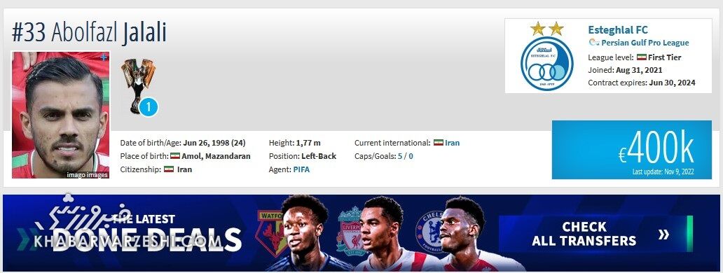 با رشد صددرصدی قیمت دفاع چپ آبی پوشان/ ستاره محبوب کیروش از استقلال جدا میشود؟