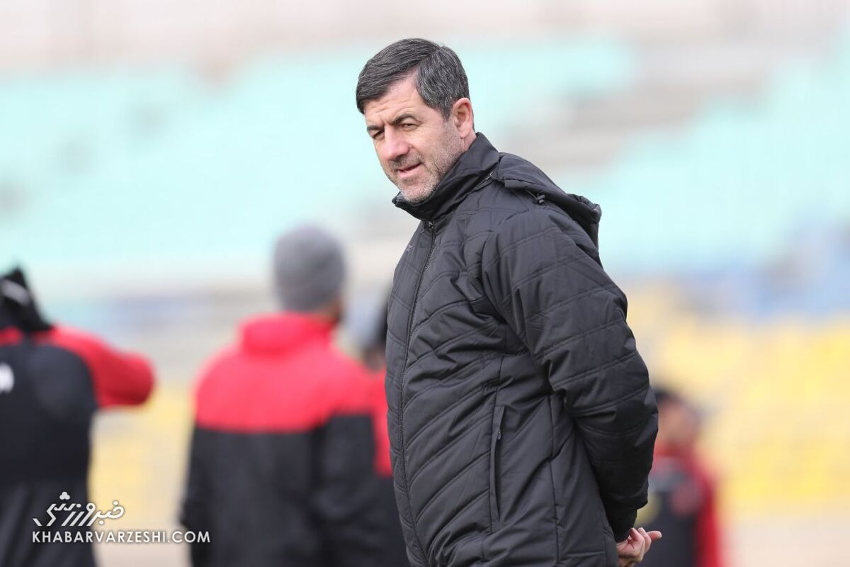 کریم باقری در تمرین پرسپولیس