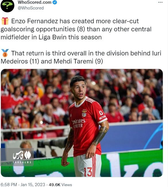 عکس| طارمی بالاتر از ستاره جوان آرژانتین