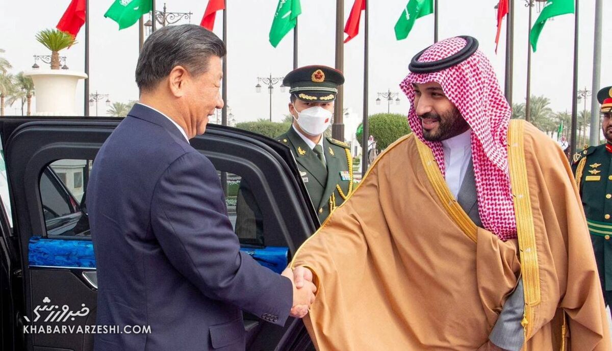 ولیعهد عربستان و  رئیس جمهور چین